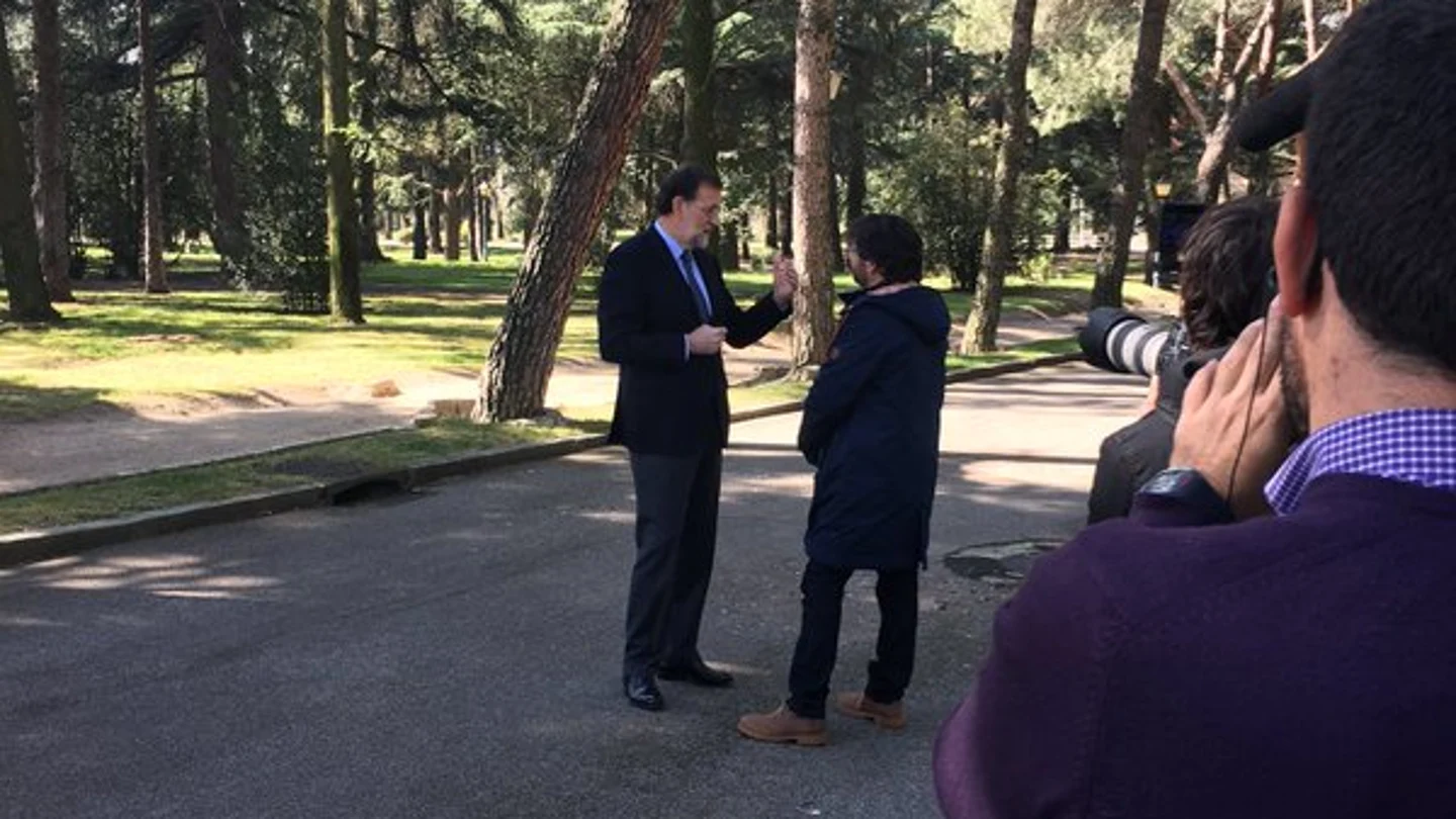 Mariano Rajoy con Jordi Évole en Moncloa Mariano Rajoy con Jordi Évole en Moncloa