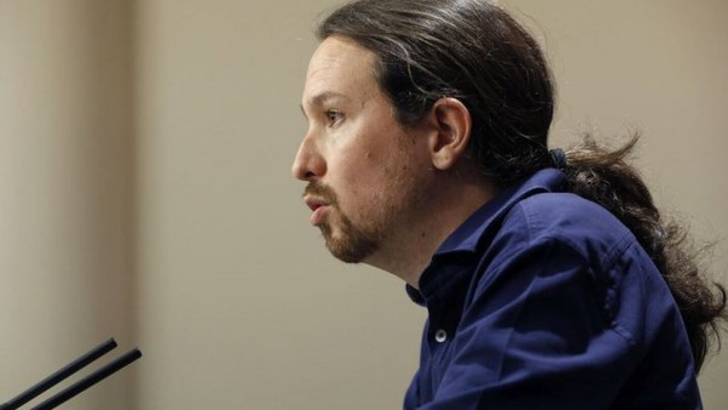 Pablo Iglesias, l&iacute;der de Podemos
