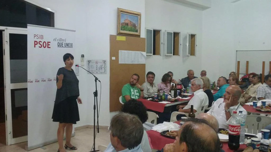 La diputada Silvia Cano, durante un acto de partido