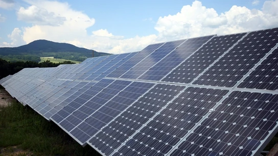 Imagen de paneles solares Imagen de paneles solares