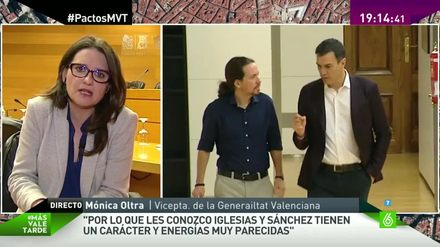 Mónica Oltra en MVT Mónica Oltra en MVT