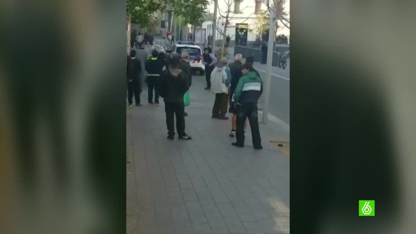 Imagen del momento del ataque