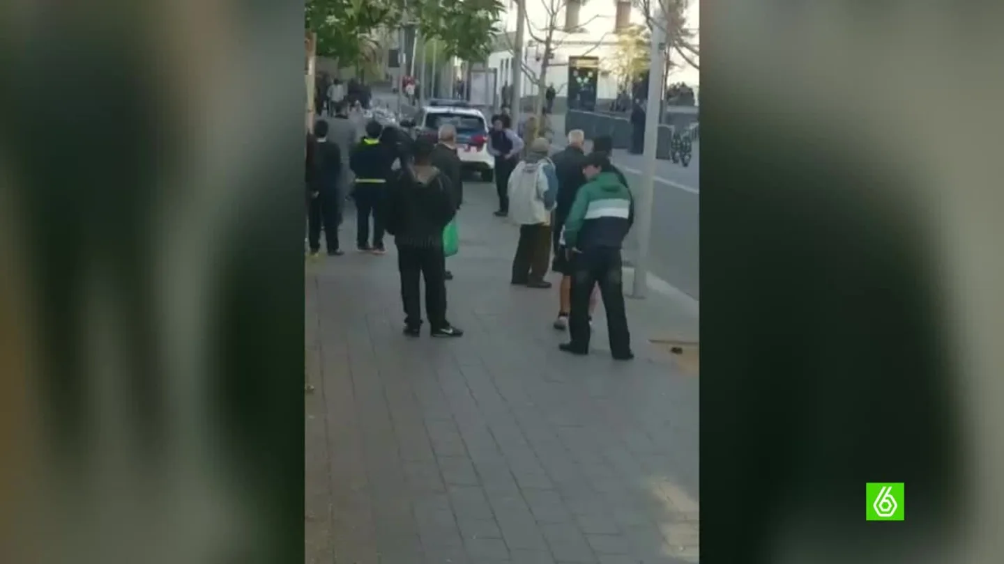 Imagen del momento del ataque Imagen del momento del ataque