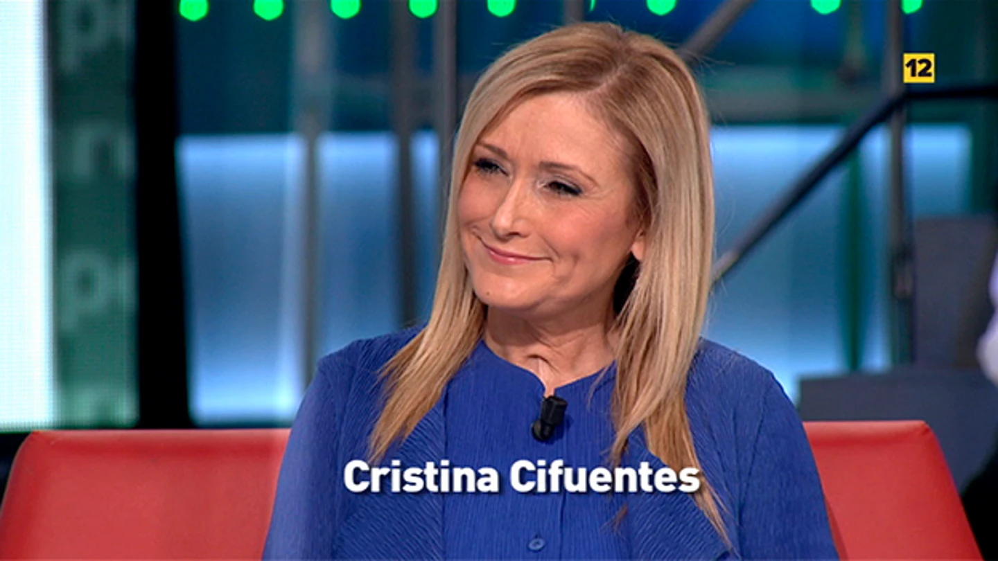 Cristina Cifuentes, en laSexta Noche Cristina Cifuentes, en laSexta Noche
