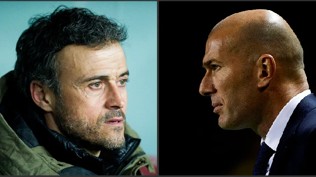 Luis Enrique y Zidane