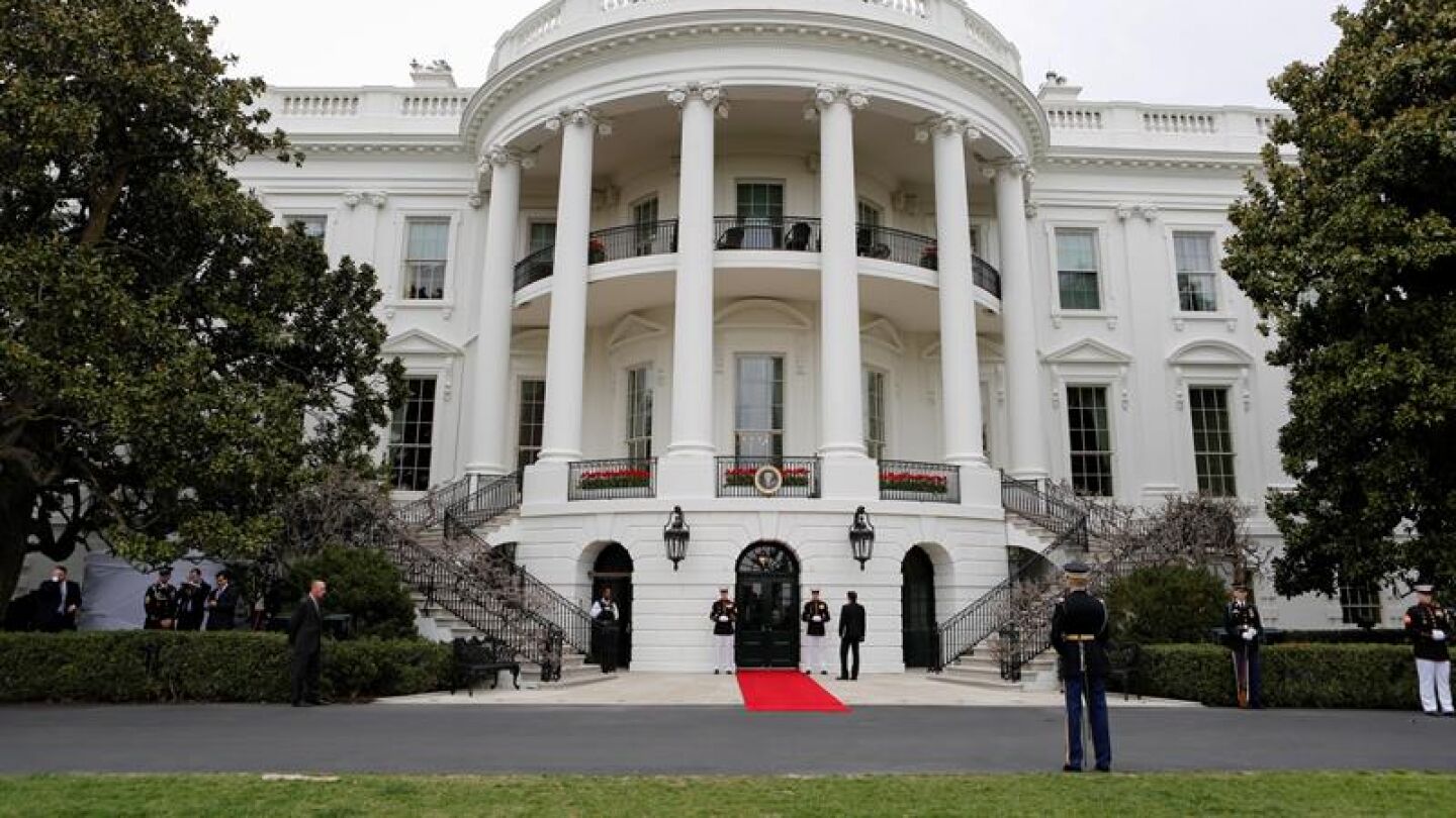 La Casa Blanca en Washington DC (EE.UU.). 