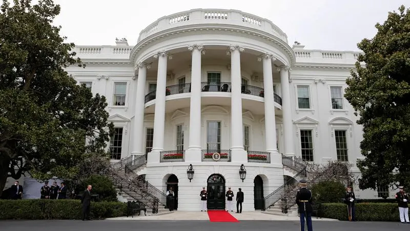 La Casa Blanca en Washington DC (EE.UU.). 