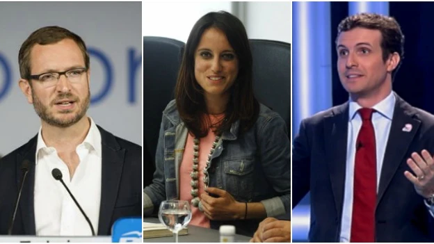 Maroto, Levy y Casado, del PP