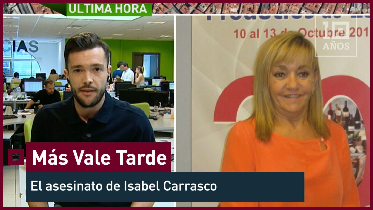La presidenta de la Diputaci&oacute;n de Le&oacute;n, Isabel Carrasco, muerte a tiros en el centro de Le&oacute;n. 'M&aacute;s Vale Tarde' da la noticia en directo.
