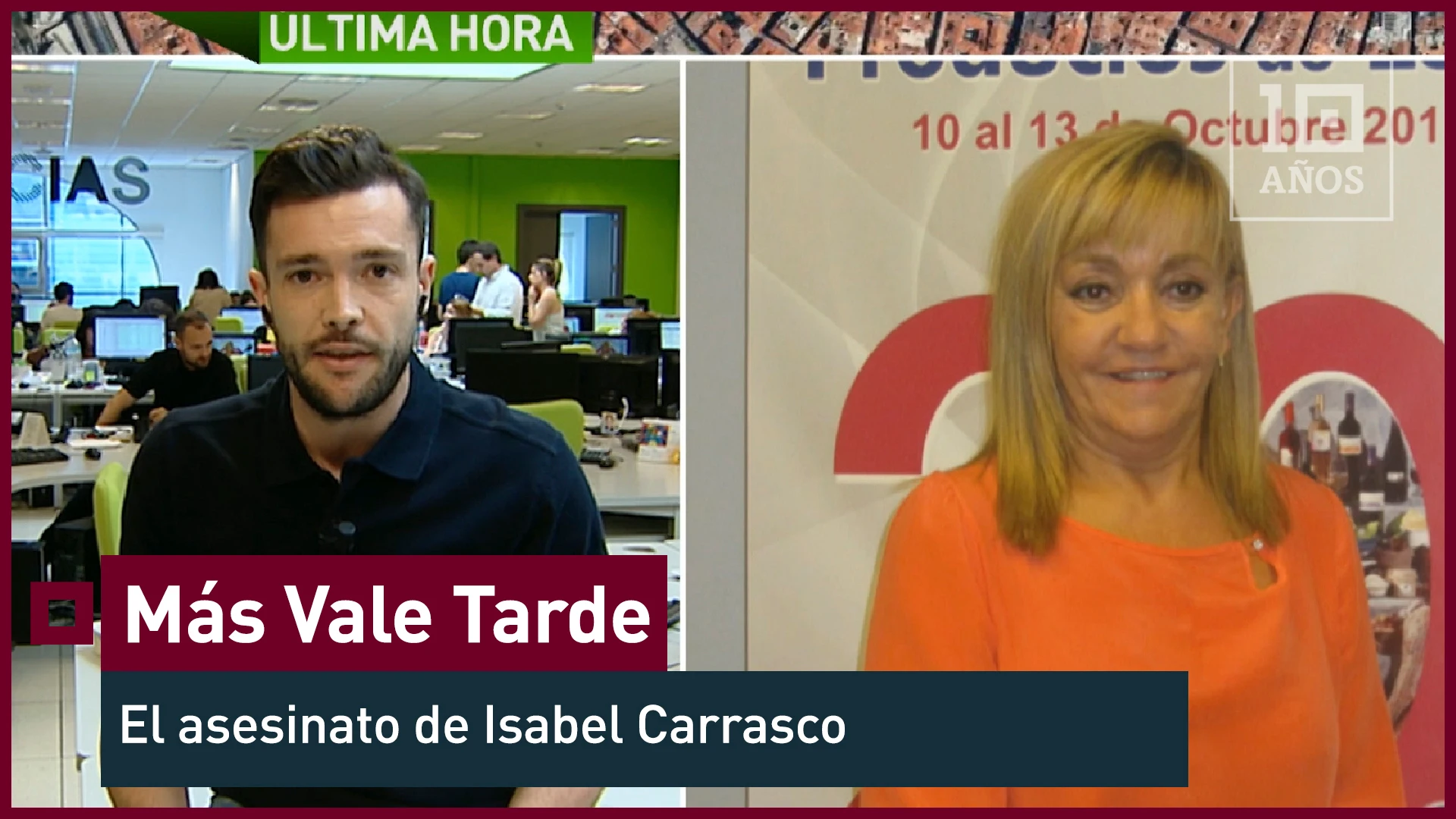 La presidenta de la Diputaci&oacute;n de Le&oacute;n, Isabel Carrasco, muerte a tiros en el centro de Le&oacute;n. 'M&aacute;s Vale Tarde' da la noticia en directo.