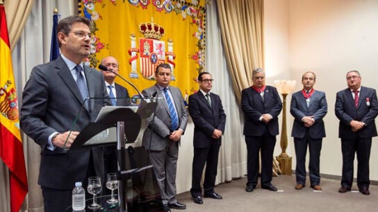 Rafael Catal&aacute; durante un acto