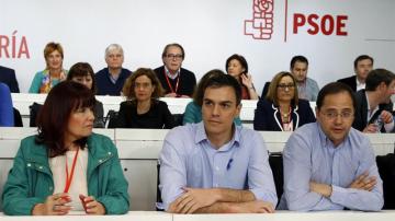 Pedro Sánchez en el Comité Federal del PSOE