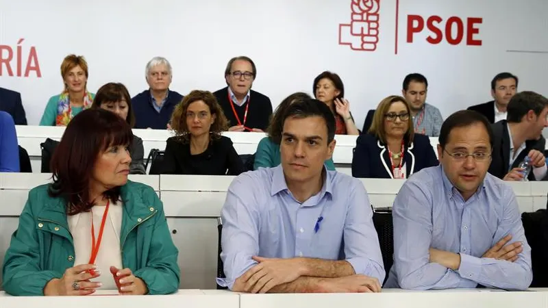 Pedro Sánchez en el Comité Federal del PSOE