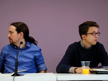 Pablo Iglesias e Íñigo Errejón, en una imagen de archivo Pablo Iglesias e Íñigo Errejón, en una imagen de archivo