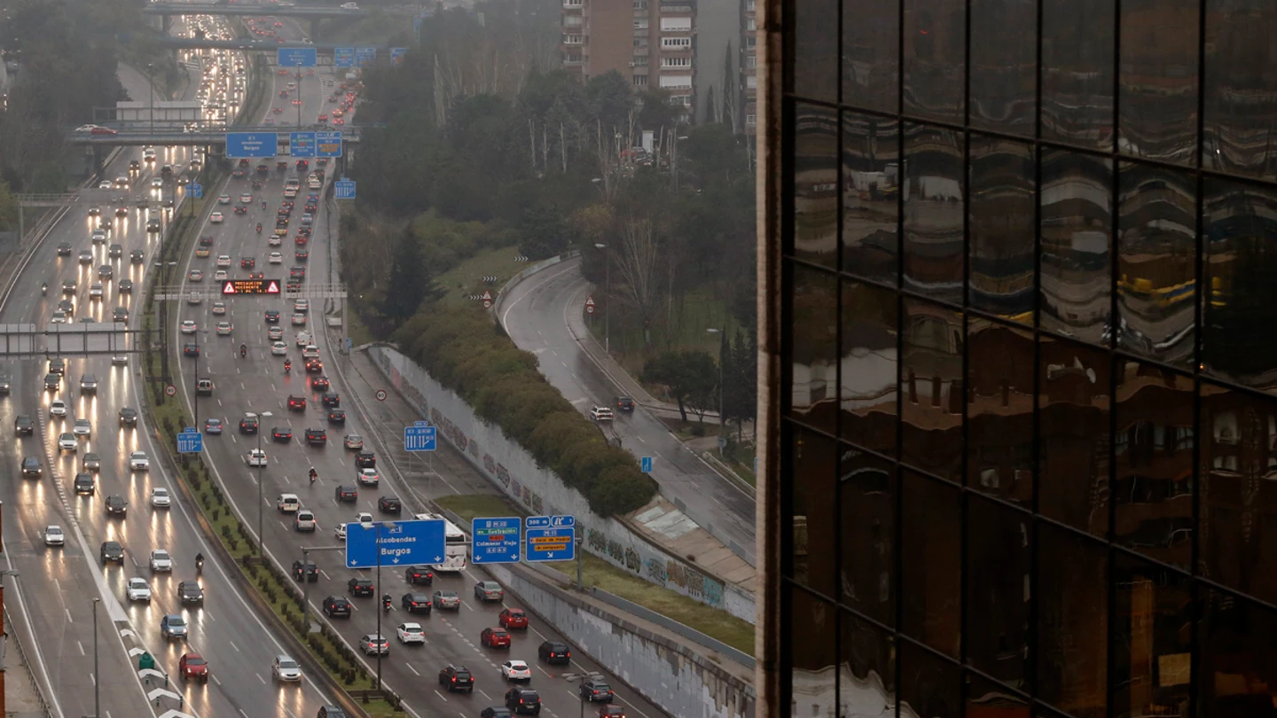 Atascos en la M30 a la altura del nudo norte Atascos en la M30 a la altura del nudo norte