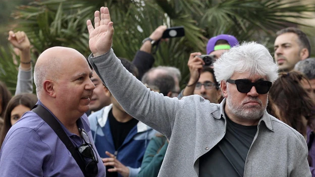 Pedro Almodóvar junto a su hermano Agustín Pedro Almodóvar junto a su hermano Agustín