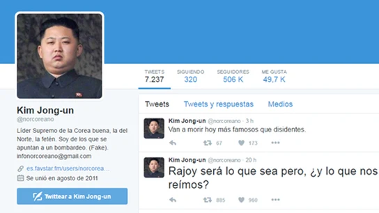 Twitter @norcoreano Twitter @norcoreano
