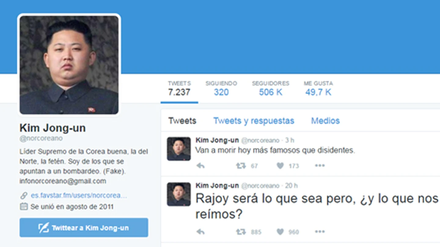 Twitter @norcoreano Twitter @norcoreano