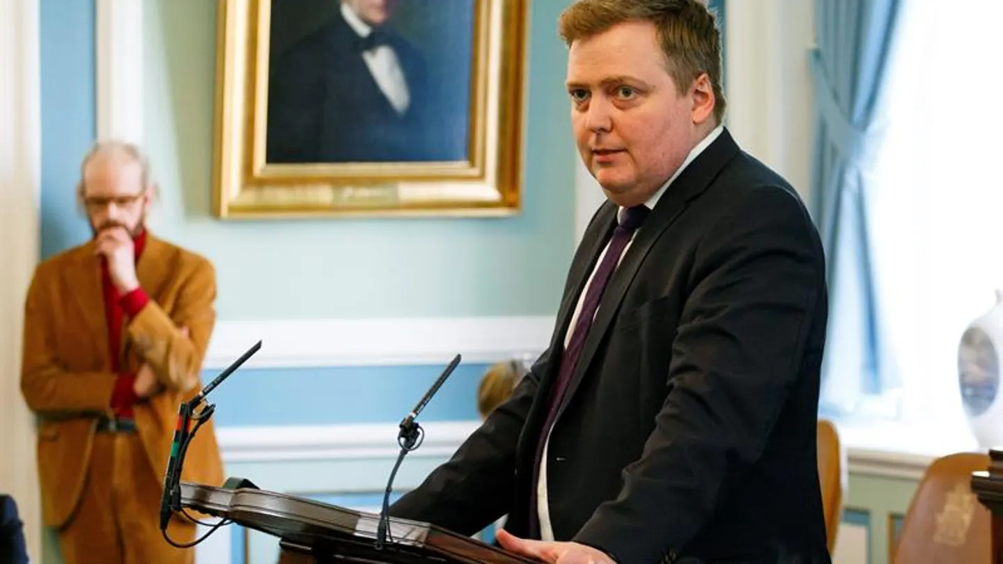 Primer ministro islandés, Sigmundur Gunnlaugsson Primer ministro islandés, Sigmundur Gunnlaugsson