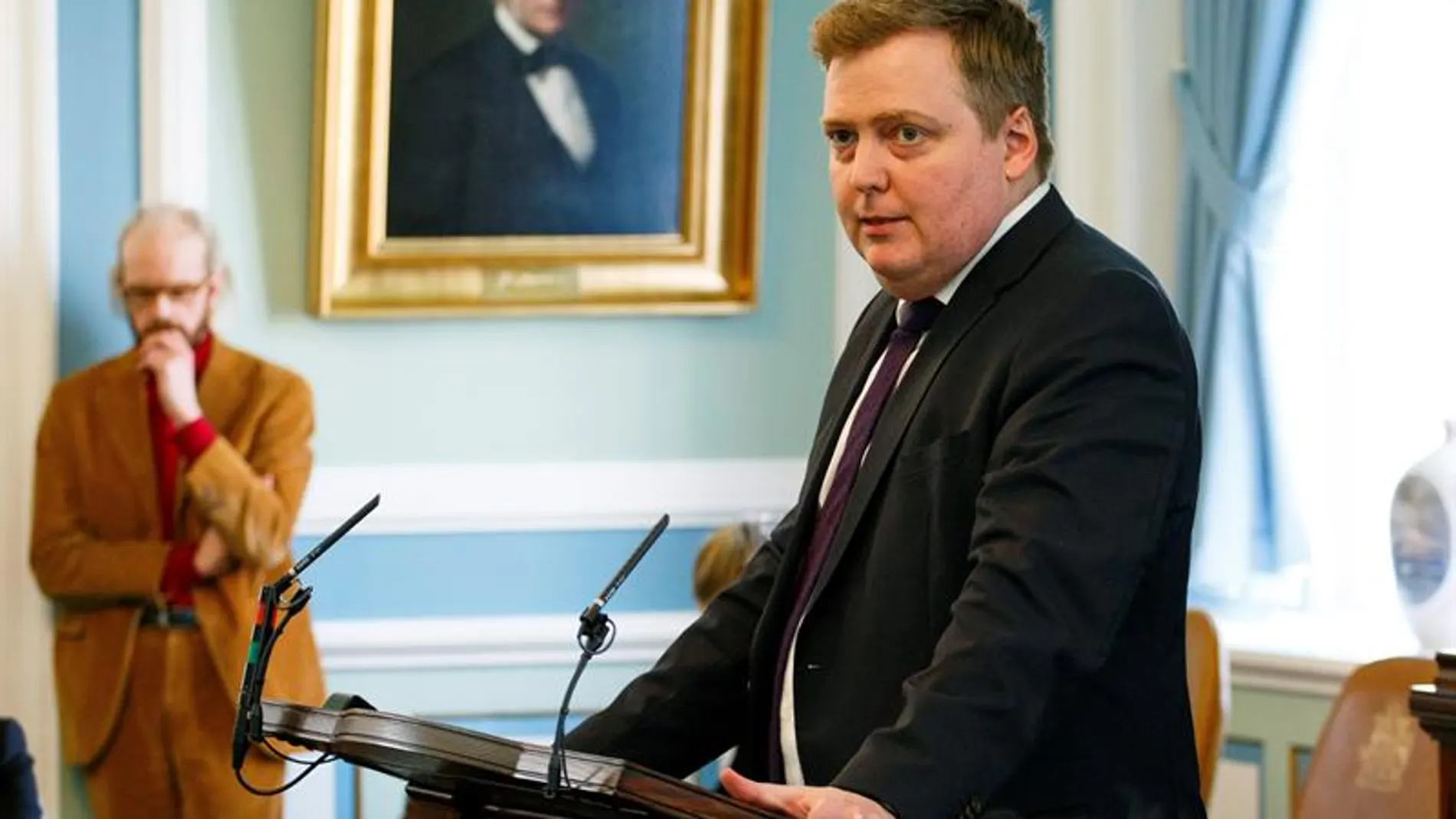 Primer ministro islandés, Sigmundur Gunnlaugsson