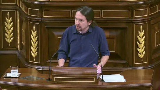 Pablo Iglesias en el Congreso de los Diputados Pablo Iglesias en el Congreso de los Diputados