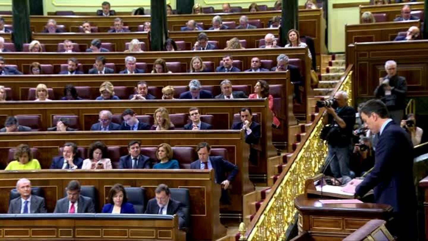 Pedro S&aacute;nchez en el Congreso