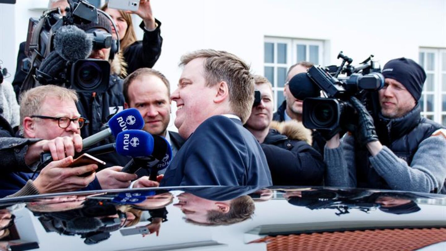  El exprimer ministro island&eacute;s, Sigmundur David Gunnlaugsson