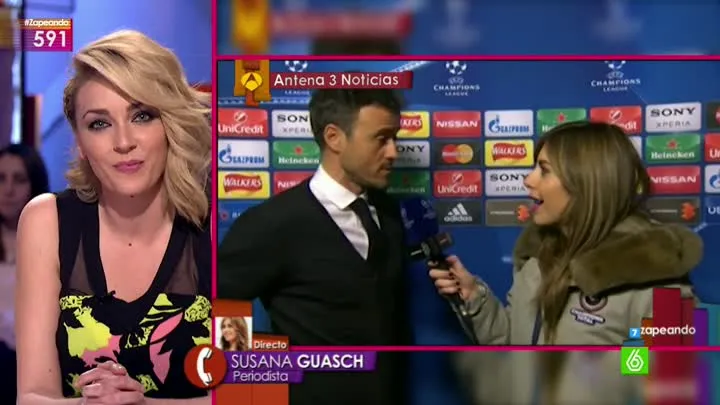 Susana Guasch entra en directo en Zapeando Susana Guasch entra en directo en Zapeando