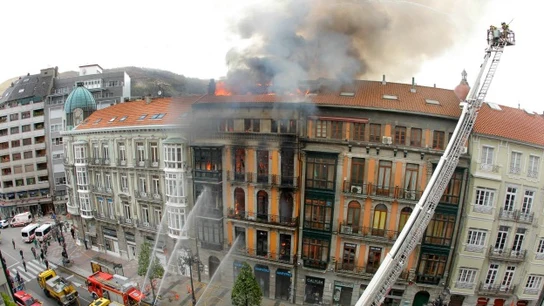 Incendio en Oviedo Incendio en Oviedo