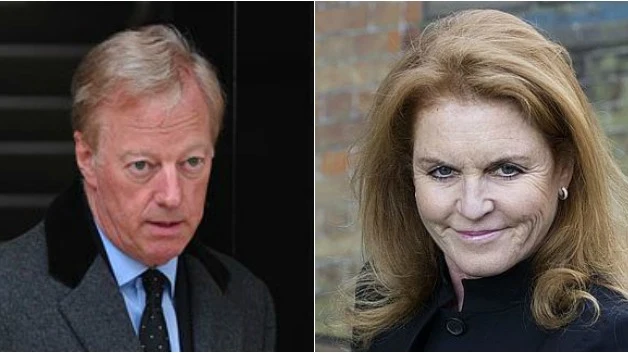 Mark Thatcher y Sarah Ferguson