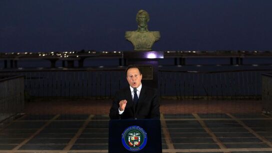 El presidente paname&ntilde;o, Juan Carlos Varela