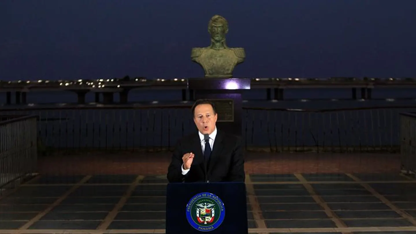 El presidente panameño, Juan Carlos Varela El presidente panameño, Juan Carlos Varela