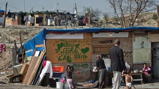Imagen del poblado chabolista de la Cañada Real Una familia permanece en el poblado chabolista de la Cañada Real