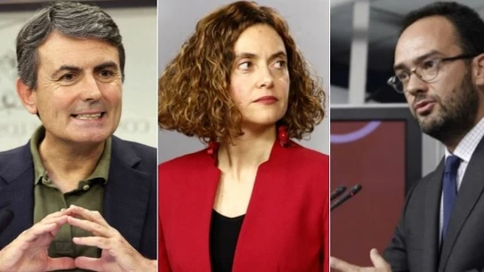 Pedro Saura, Meritxel Batet y Hernando Pedro Saura, Meritxel Batet y Hernando