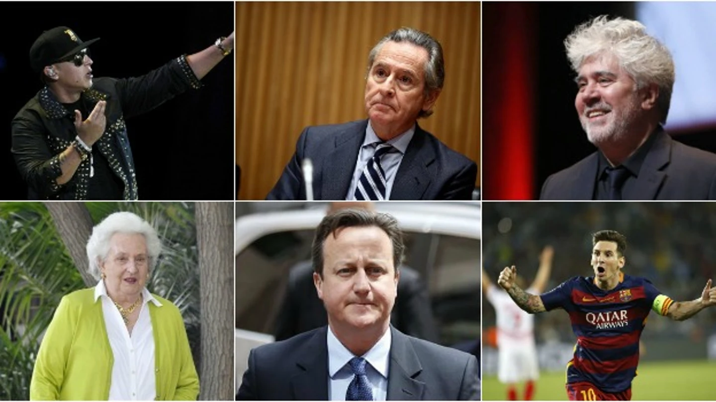 Daddy Yankee, Blesa, Almodóvar, Pilar de Borbón, Cameron, Messi Daddy Yankee, Blesa, Almodóvar, Pilar de Borbón, Cameron, Messi
