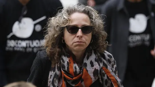 Ester Quintana, a su llegada al juicio Ester Quintana, a su llegada al juicio