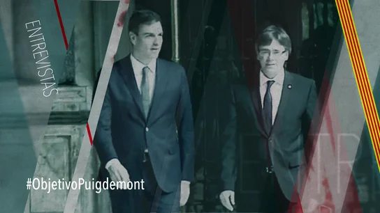 Este domingo Carles Puigdemont en El Objetivo Este domingo Carles Puigdemont en El Objetivo