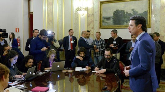 Jos&eacute; Manuel Soria en el Congreso