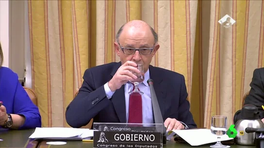Cristóbal Montoro en una rueda de prensa Cristóbal Montoro en una rueda de prensa