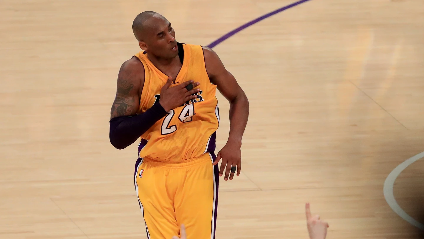 Bryant durante el partido ante los Jazz Bryant durante el partido ante los Jazz