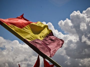 Imagen de una bandera republicana Imagen de una bandera republicana