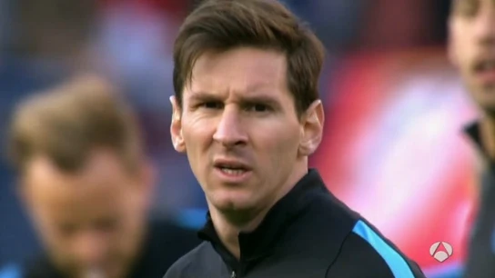 Leo Messi, tras caer eliminado ante el Atlético Leo Messi, tras caer eliminado ante el Atlético