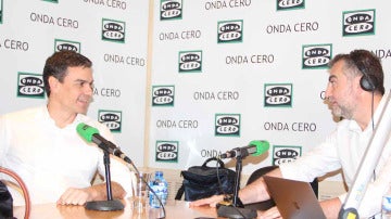 Carlos Alsina entrevista a Pedro Sánchez en 'Más de uno'