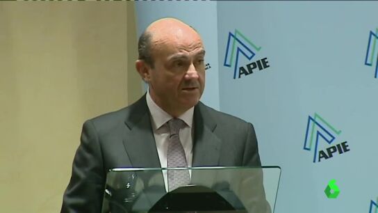 Luis de Guindos, ministro de Econom&iacute;a en funciones