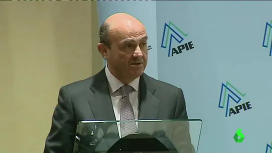 Luis de Guindos, ministro de Economía en funciones Luis de Guindos, ministro de Economía en funciones