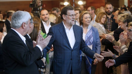 Mariano Rajoy en la convenci&oacute;n sobre educaci&oacute;n del PP