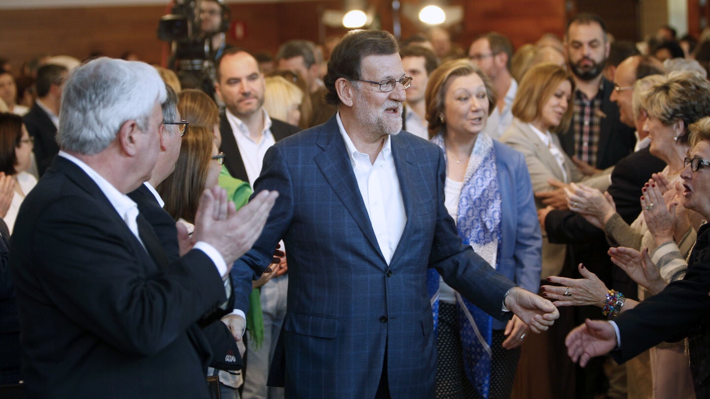 Mariano Rajoy en la convenci&oacute;n sobre educaci&oacute;n del PP
