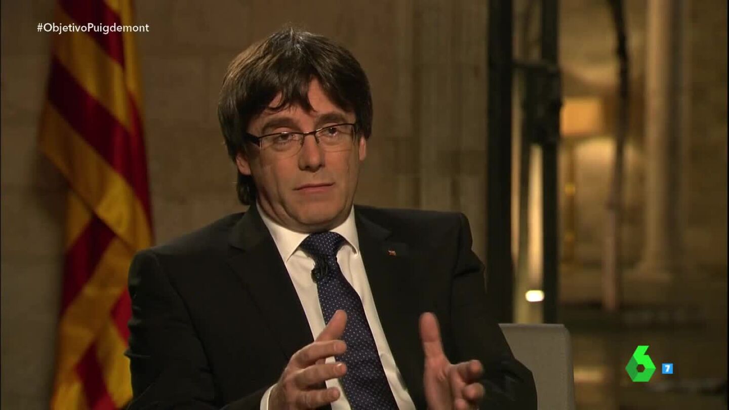 Carles Puigdemont, en El Objetivo