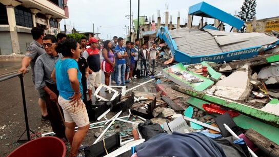 El terremoto de Ecuador en im&aacute;genes