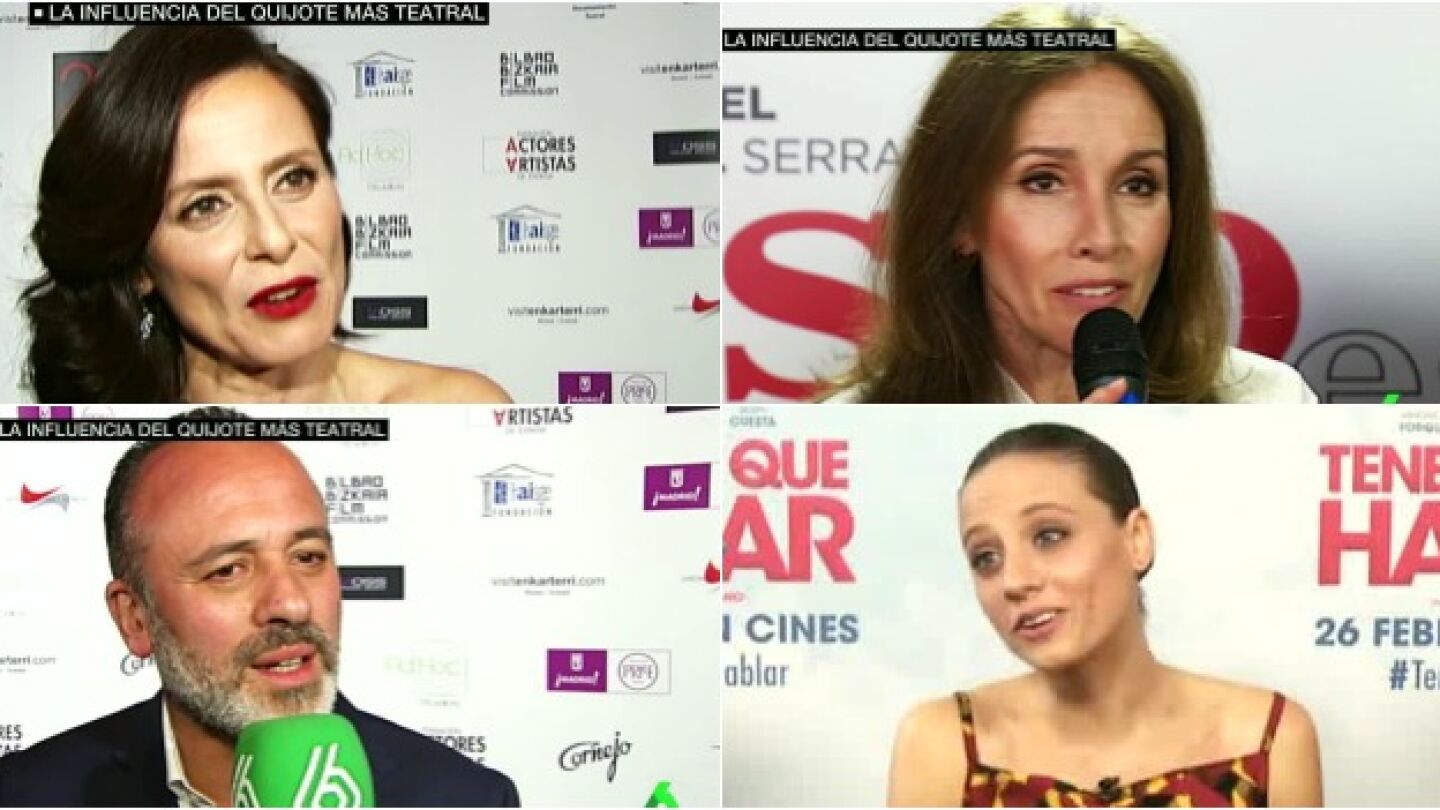 Actores espa&ntilde;oles, sobre Cervantes